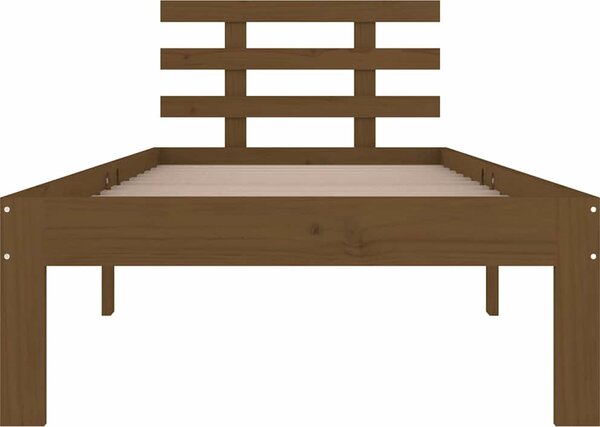 VidaXL Postel bez matrace 90 x 190 cm masivní borovice [814720] Barva: Přírodní