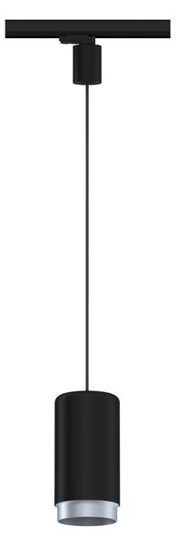 Paulmann 95405 ProRail3 Corus, černé závěsné svítidlo, 1x50W E27, výška 27,2cm