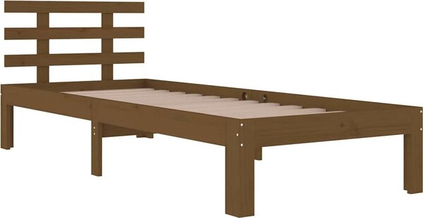 VidaXL Postel bez matrace 90 x 190 cm masivní borovice [814720] Barva: Přírodní