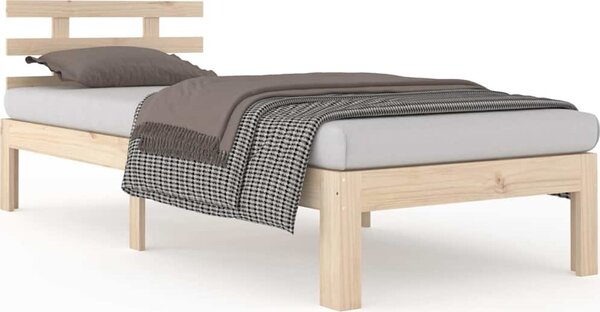 VidaXL Postel bez matrace 90 x 190 cm masivní borovice [814720] Barva: Přírodní