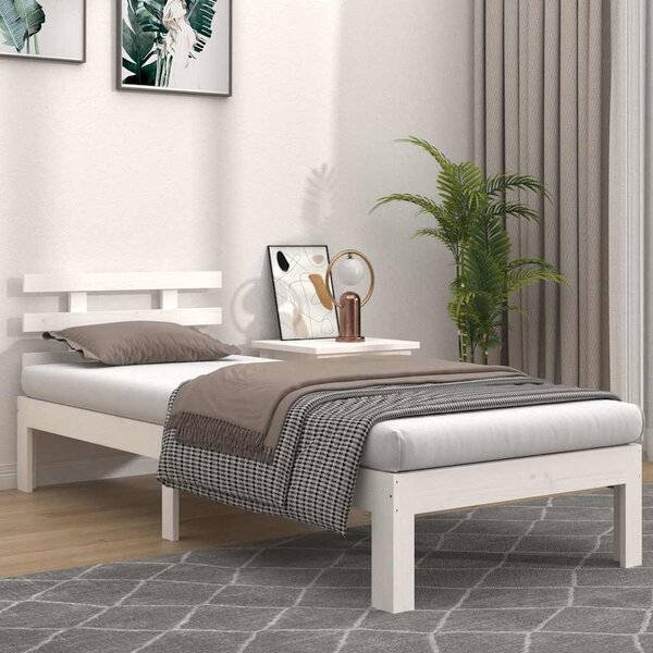 VidaXL Postel bez matrace 90 x 190 cm masivní borovice [814720] Barva: Přírodní