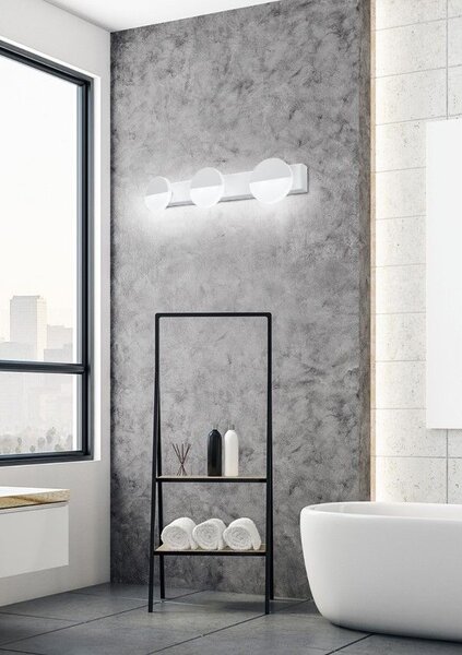 Moderní LED nástěnné osvětlení SING - 3x3W, 4000K (denní bílá), bílé