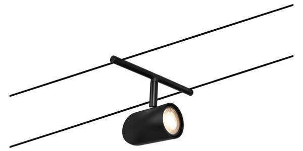 Paulmann 94469 CorDuo Cup Basic, černý lankový systém, 5x max 10W LED 12V, 500cm