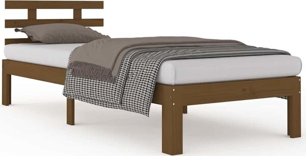 VidaXL Postel bez matrace 90 x 190 cm masivní borovice [814720] Barva: Přírodní