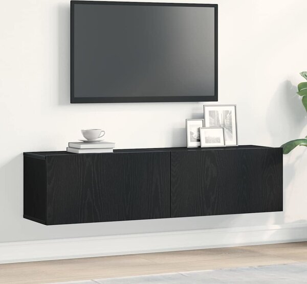 VidaXL TV skříňka 120x30x30 cm kompozitní dřevo [801490] Barva: Černý dub