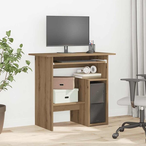 VidaXL Psací stůl 80 x 45 x 74 cm kompozitní dřevo [801368] Barva: dub artisan