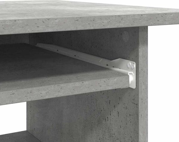 VidaXL Psací stůl 80 x 45 x 74 cm kompozitní dřevo [801368] Barva: Betonová šedá
