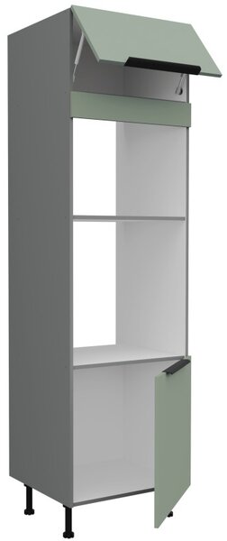 Skříň na vestavné spotřebiče LUNARA - šířka 60 cm, zelená / antracit