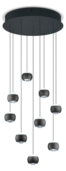 ZÁVĚSNÉ LED SVÍTIDLO, 54,0/200,0 cm Trio Leuchten - Závěsná světla