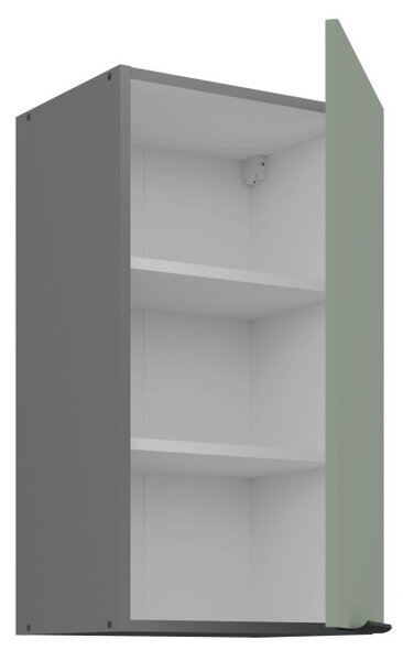 Horní kuchyňská skříňka LUNARA - šířka 40 cm, zelená / antracit