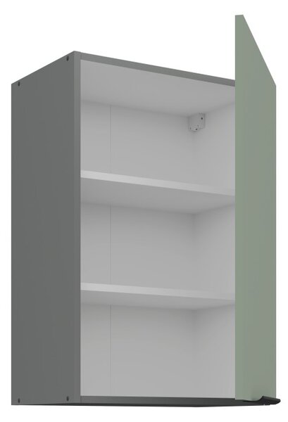 Horní kuchyňská skříňka LUNARA - šířka 50 cm, zelená / antracit
