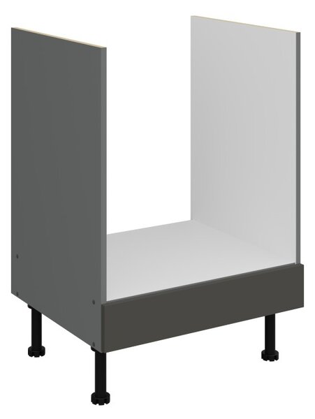 Sporáková skříňka LUNARA - šířka 60 cm, grafit / antracit