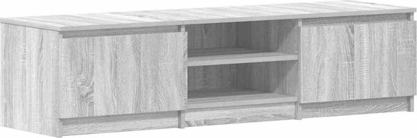 VidaXL TV stolek 140 x 40 x 36 cm, dřevo [800648] Barva: bílá s vysokým leskem