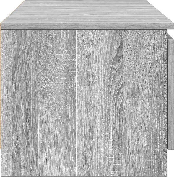 VidaXL TV stolek 140 x 40 x 36 cm, dřevo [800648] Barva: bílá s vysokým leskem