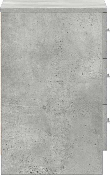 VidaXL Noční stolek 38 x 35 x 56 cm dřevotříska [800456] Barva: Černý dub