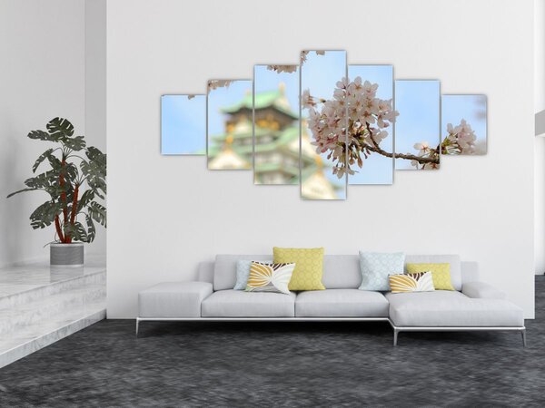Obraz - Sakura (210x100 cm)