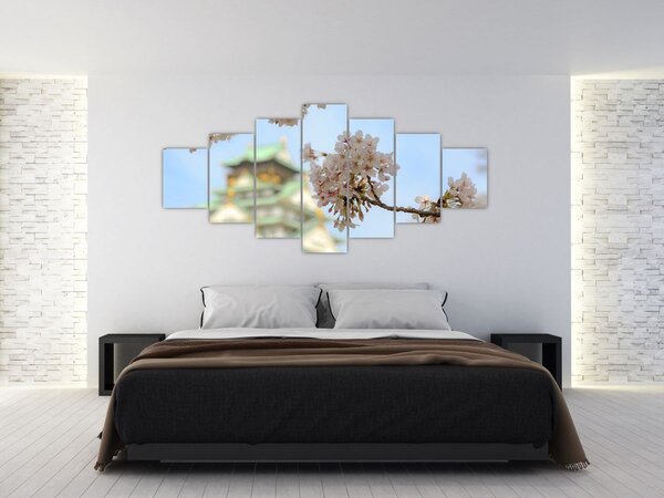Obraz - Sakura (210x100 cm)