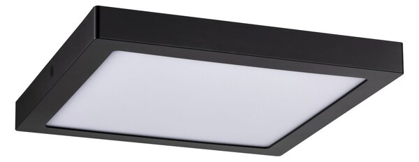 Paulmann 71026 Abia, stropní svítidlo, LED 22W 4000K, černá, 30x30cm