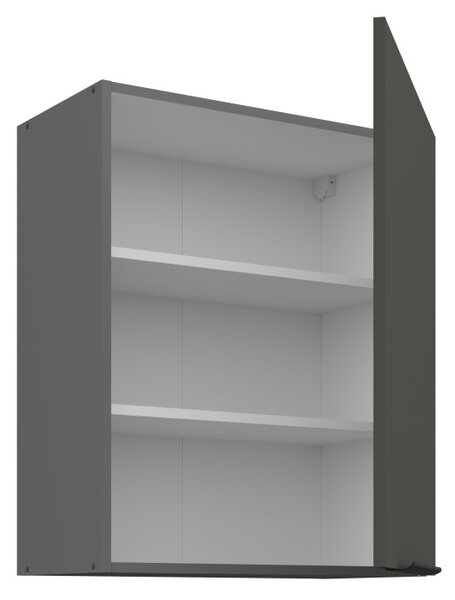 Horní kuchyňská skříňka LUNARA - šířka 60 cm, grafit / antracit