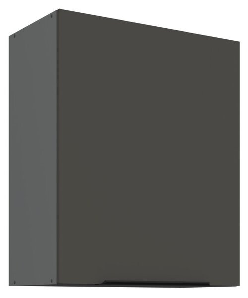 Horní kuchyňská skříňka LUNARA - šířka 60 cm, grafit / antracit