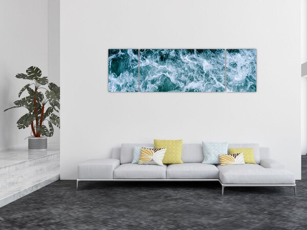 Obraz - Vlny oceánu (170x50 cm)