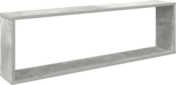 VidaXL Nástěnné obdélníkové police 4 ks 100 x 15 x 30 cm [807092] Barva: Bílá