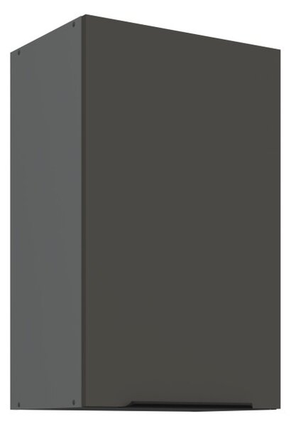 Horní kuchyňská skříňka LUNARA - šířka 45 cm, grafit / antracit