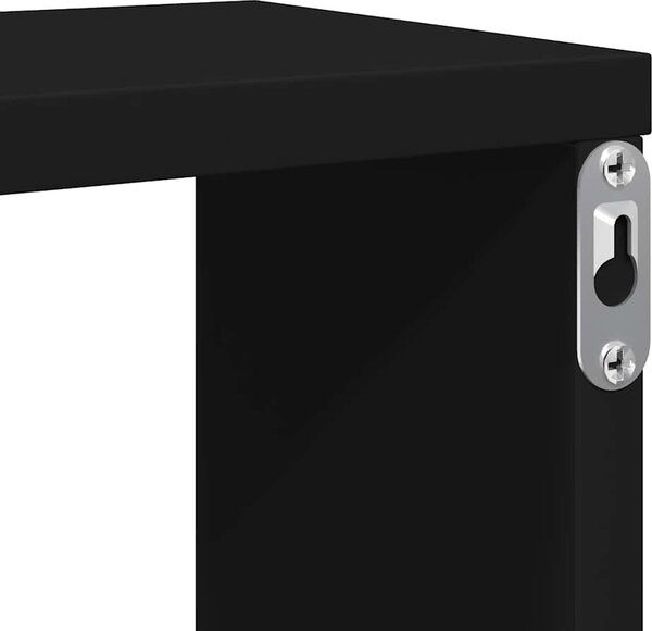 VidaXL Nástěnné obdélníkové police 4 ks 100 x 15 x 30 cm [807092] Barva: Bílá