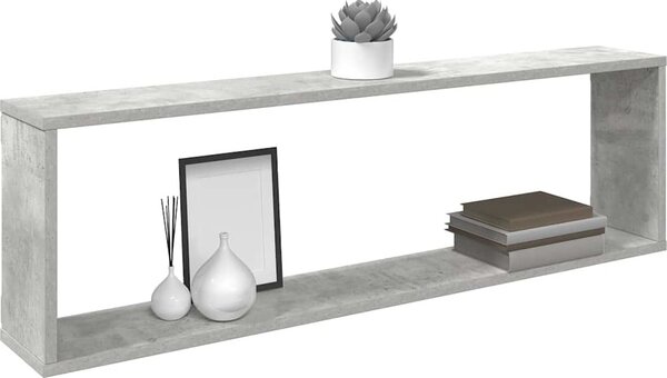 VidaXL Nástěnné obdélníkové police 4 ks 100 x 15 x 30 cm [807092] Barva: Bílá