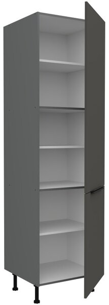Potravinová skříň LUNARA - šířka 60 cm, grafit / antracit