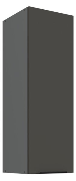 Vysoká horní skříňka LUNARA - šířka 30 cm, grafit / antracit