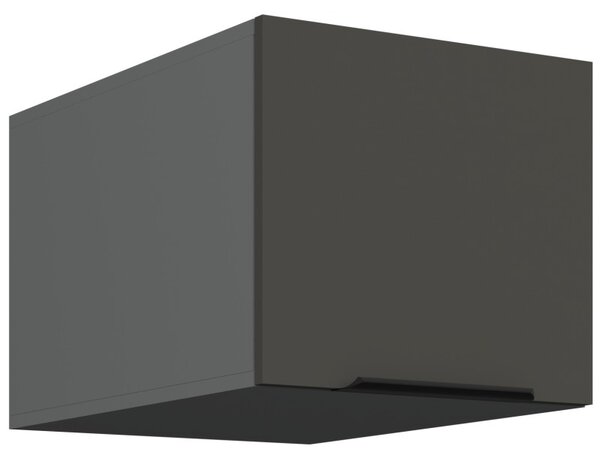 Horní skříňka s výklopnými dvířky LUNARA - šířka 40 cm, grafit / antracit