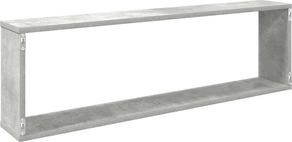 VidaXL Nástěnné obdélníkové police 4 ks 100 x 15 x 30 cm [807092] Barva: Bílá