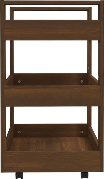 VidaXL Kuchyňský vozík 60 x 45 x 80 cm kompozitní dřevo [816816] Barva: dub sonoma