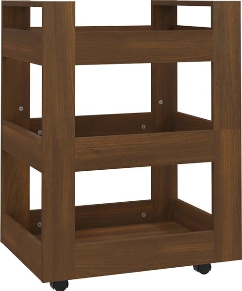 VidaXL Kuchyňský vozík 60 x 45 x 80 cm kompozitní dřevo [816816] Barva: dub sonoma