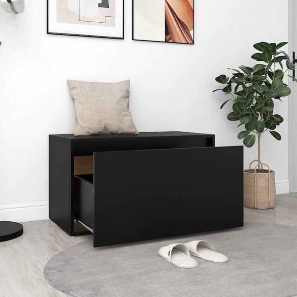 VidaXL Lavice do předsíně 80 x 40 x 45 cm kompozitní dřevo [816049] Barva: dub sonoma