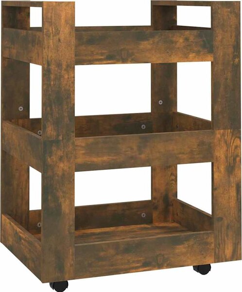 VidaXL Kuchyňský vozík 60 x 45 x 80 cm kompozitní dřevo [816816] Barva: dub sonoma