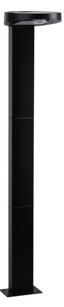 Paulmann 94249 Ryse, antracitové sloupkové solární svítidlo se senzorem, 1,2W LED 3000K, výška 79,6cm, IP44