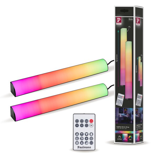 Paulmann 78878 EntertainLED Dynamic, sada 2ks světelných RGB lišt do USB, délka 30cm, 2x0,6W , dálkové ovládání