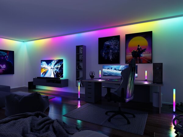 Paulmann 78879 EntertainLED Dynamic, sada 2ks světelných RGB lišt do USB, délka 60cm, 2x1W , dálkové ovládání