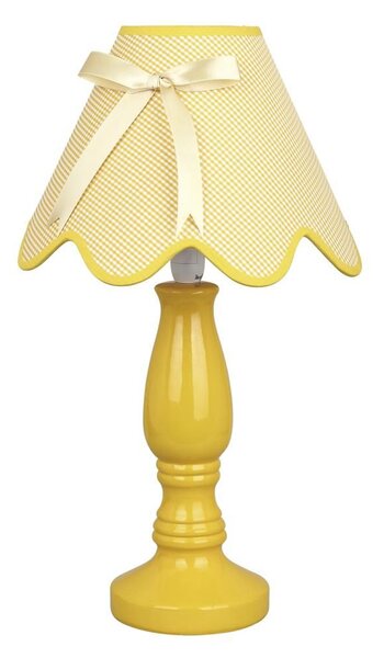 Dětská stolní lampička LOLA - 1xE14, 40W, žlutá