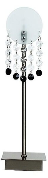 Stolní moderní lampa LUXOR - 1xG4, 20W, stříbrná