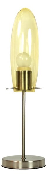 Stolní lampa MELOT - 1xE27, 60W, stříbrná