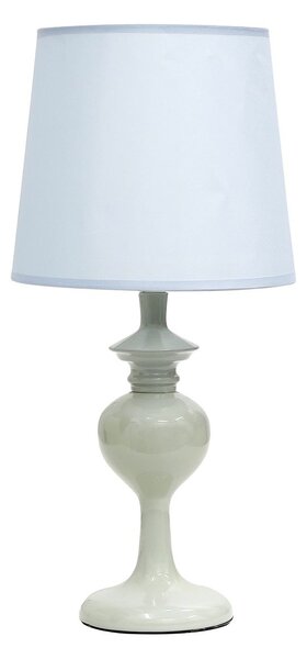 Moderní stolní lampa BERKANE - 1xE14, 40W, bílá / modrá