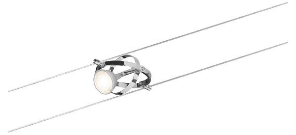 Paulmann 94144 Cardan, lankový systém, 4x max 10W LED 12V, chrom, 500cm
