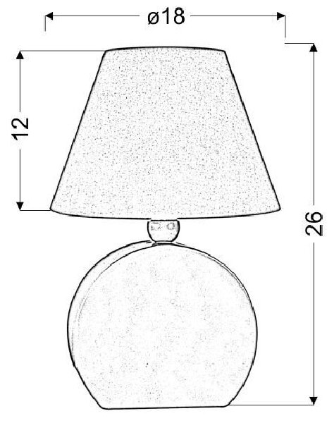 Dětská stolní dřevěná lampička OFELIA - 1xE14, 40W, oranžová