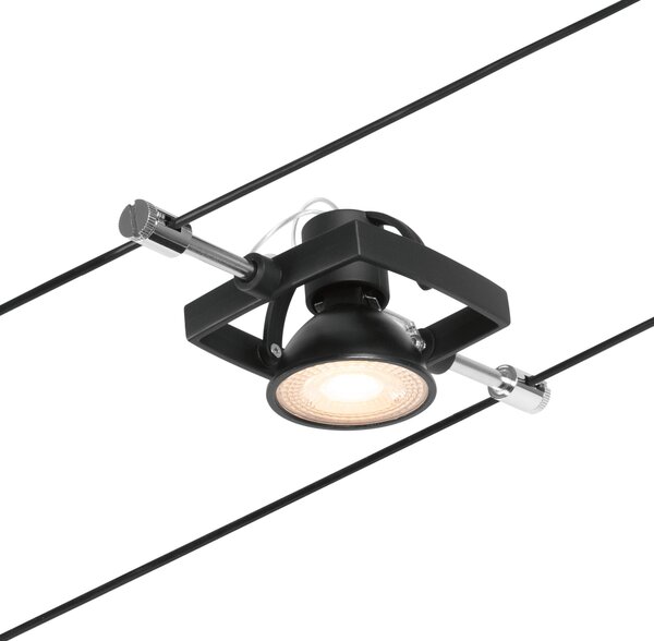 Paulmann 94434 CorDuo Set Mac II, černý lankový systém, 5x max 10W LED 12V, 500cm