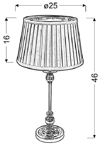 Moderní stolní lampa AMORE - 1xE27, 60W, černá / měděná