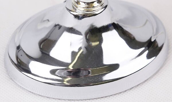 Moderní stolní lampa FERO - 1xE27, 60W, chromovaná / bílá / zelená
