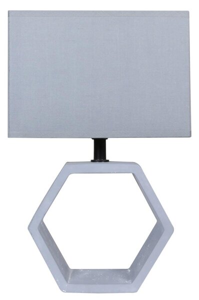 Stolní betonová lampa VIDAL - 1xE27, 40W, grafitová